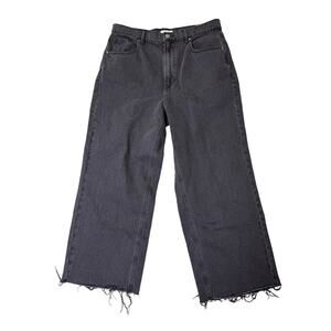 New PacSun Jeans Women's 31 Nora Wide Leg Raw Hem